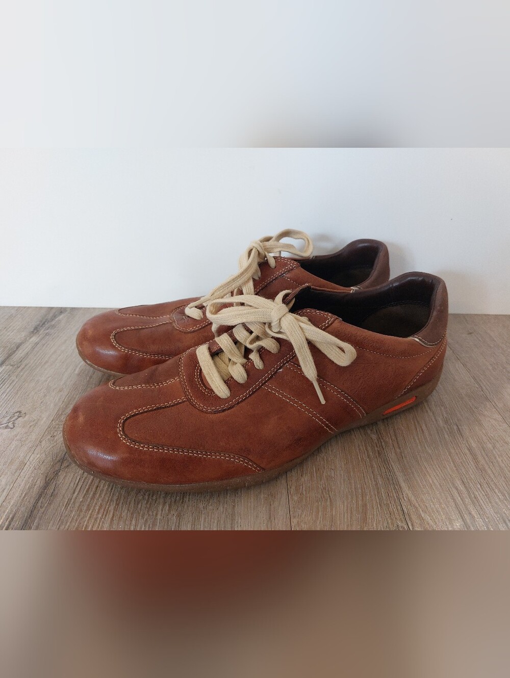 Cole Haan Men's Brown Nike Air Lace Up Shoes